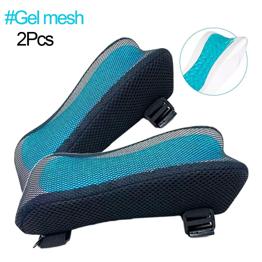 Office Chair Armrest Pad Elbow Pillow Comfortable Support Cushion Memory Foam Inner Core Sofa Cushion for Home Office Game Chair