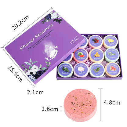 12 Pack Aromatic Shower Steamers