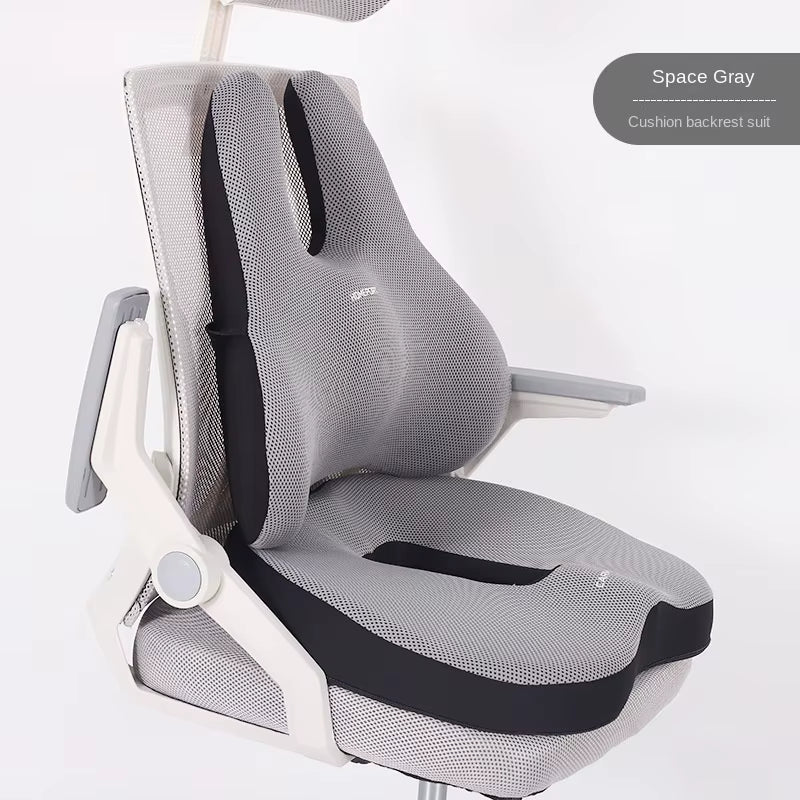 Breathable Ergonomic Seat Cushion & Orthopedic Lumbar Support