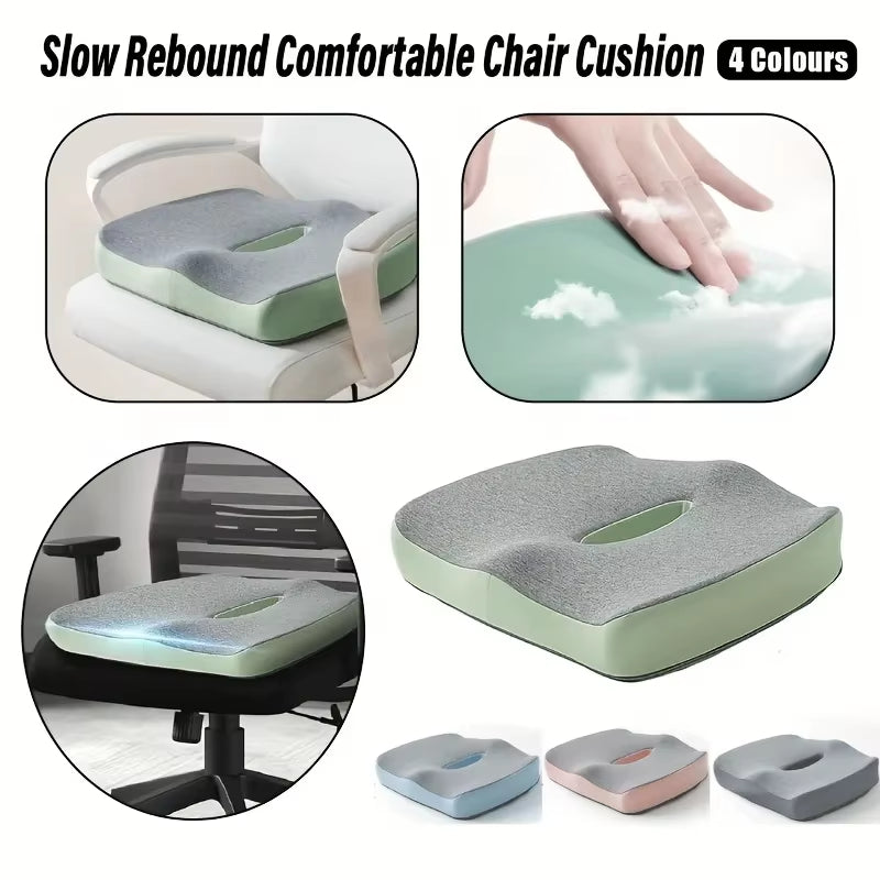 3-Zone Ergonomic Office Seat Cushion